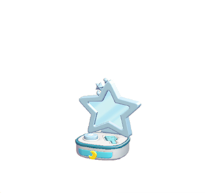 Cyan Star-shaped dresser