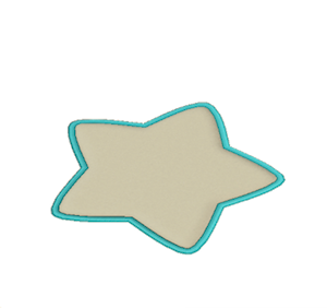 Beige Star mat