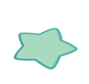 Aquamarine Star mat