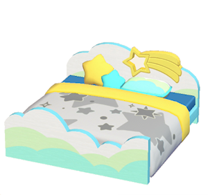 Black Starry-sky bed