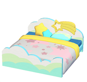 Pink Starry-sky bed