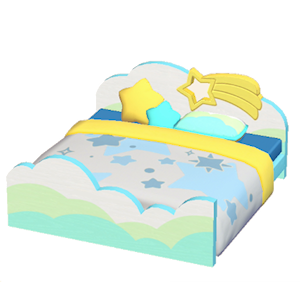 Blue Starry-sky bed