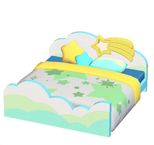 Green Starry-sky bed