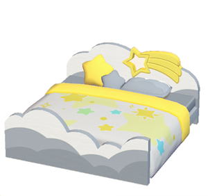 Gray Starry-sky bed