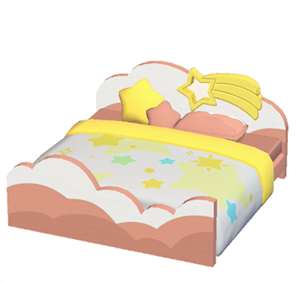 Red Starry-sky bed