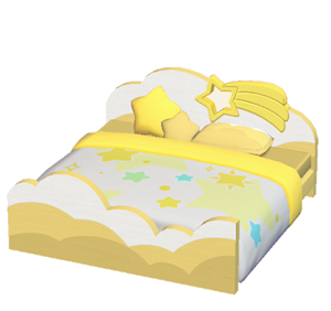 Yellow Starry-sky bed