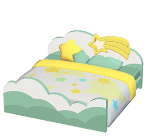 Aquamarine Starry-sky bed