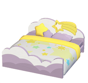 Purple Starry-sky bed