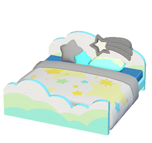 Black Starry-sky bed