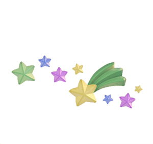 Green Star wall decoration