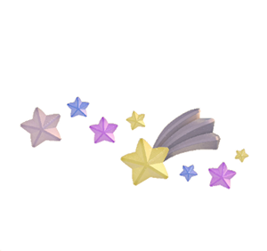 Purple Star wall decoration