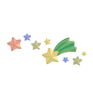 Lime Star wall decoration
