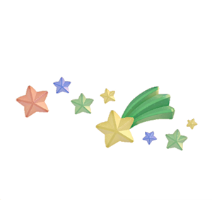 Green Star wall decoration