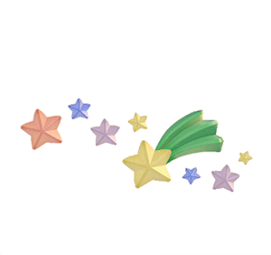 Purple Star wall decoration