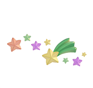 Green Star wall decoration