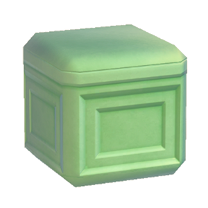 Green Stone-accent wall