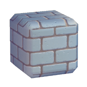 Cyan Stone brick wall