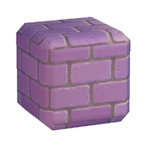 Purple Stone brick wall