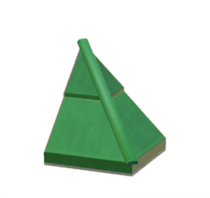 Green Stone hipped roof
