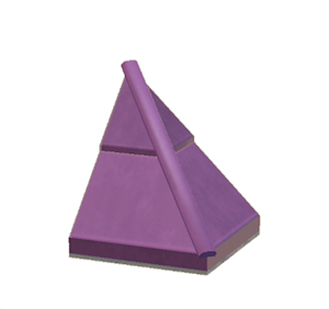 Purple Stone hipped roof
