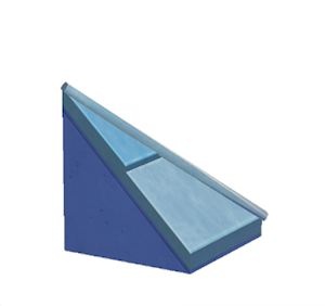 Navy Stone hipped roof