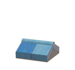 Black Stone roof decoration