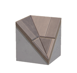 Beige Stone roof valley