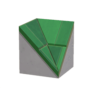Green Stone roof valley