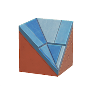 Red Stone roof valley