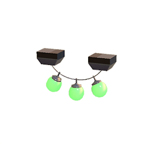 Green String lights