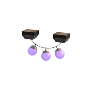 Purple String lights