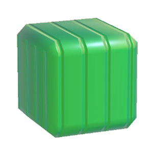 Green Striped wall