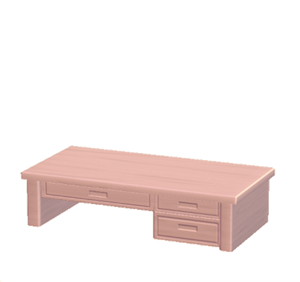 Pink Study desk