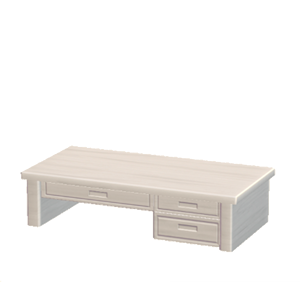 White Study desk
