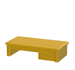 Yellow Study desk