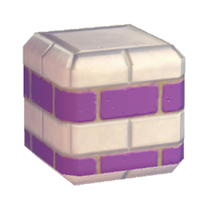Purple Stylish brick wall (middle)