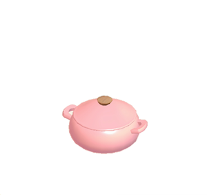 Pink Stylish cooking pot