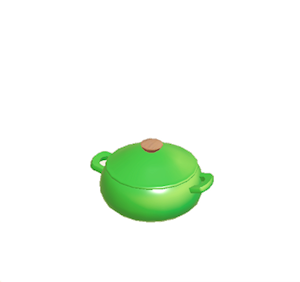 Green Stylish cooking pot