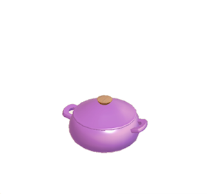 Purple Stylish cooking pot
