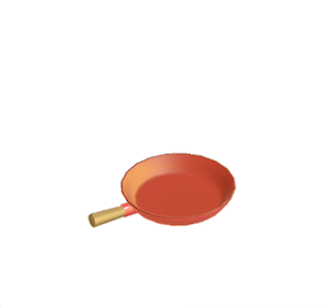 Red Stylish frying pan