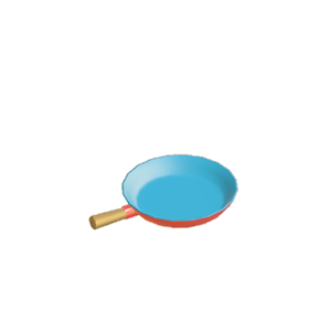 Blue Stylish frying pan
