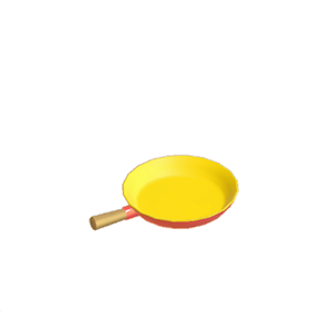 Yellow Stylish frying pan