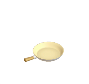 White Stylish frying pan