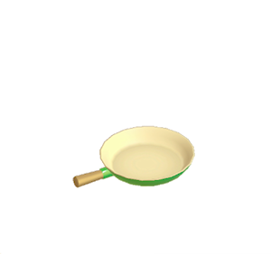 Green Stylish frying pan