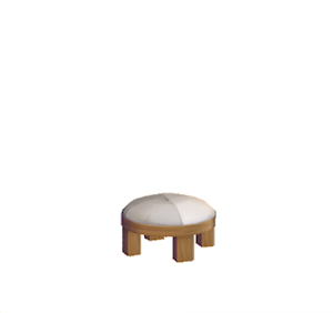 White Stylish stool