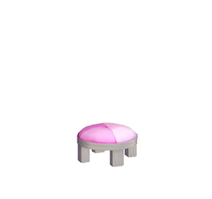 White Stylish stool