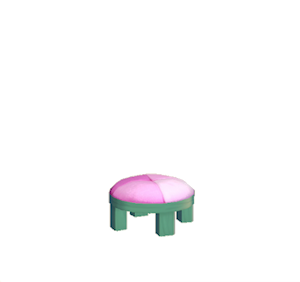 Aquamarine Stylish stool