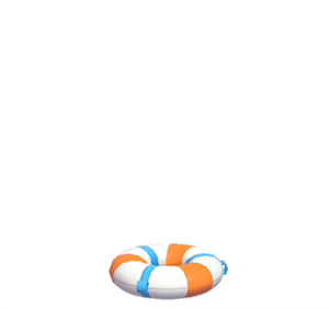 Orange Swim ring