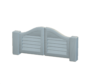 Gray Swinging doors