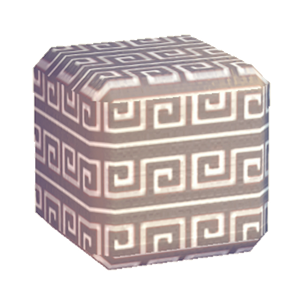 Beige Swirl print